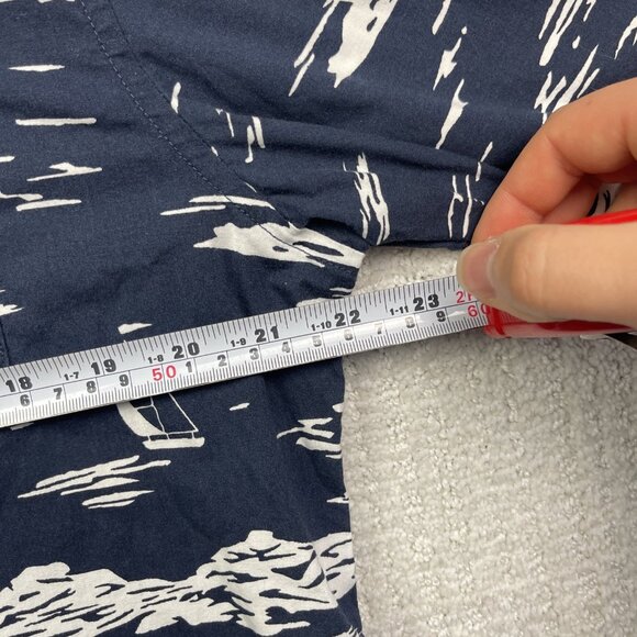 Jachs New York Shirt Men’s XL Blue Palm Tree Sail Boat AOP Short Sleeve Hawaiian - Picture 7 of 14